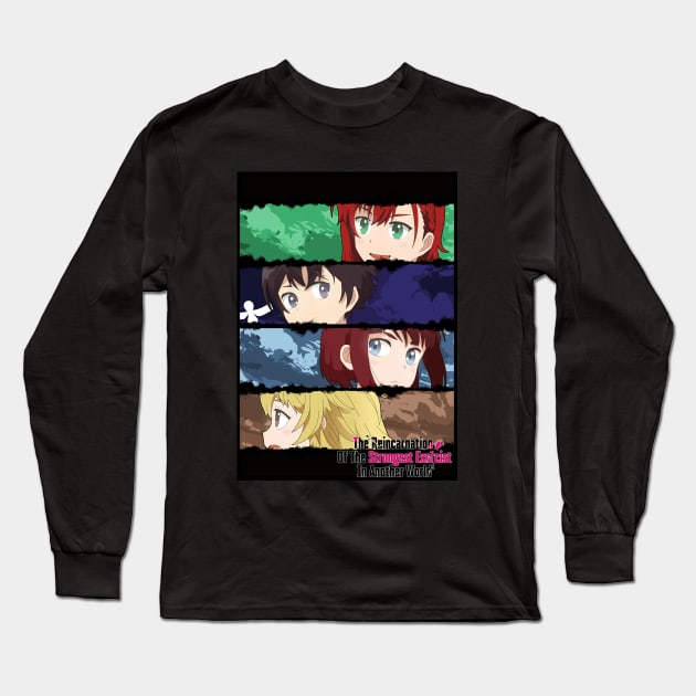 Strongest Exorcist in Another World - Seika x Yifa x Amyu x Mabel Long Sleeve T-Shirt by Dokey4Artist